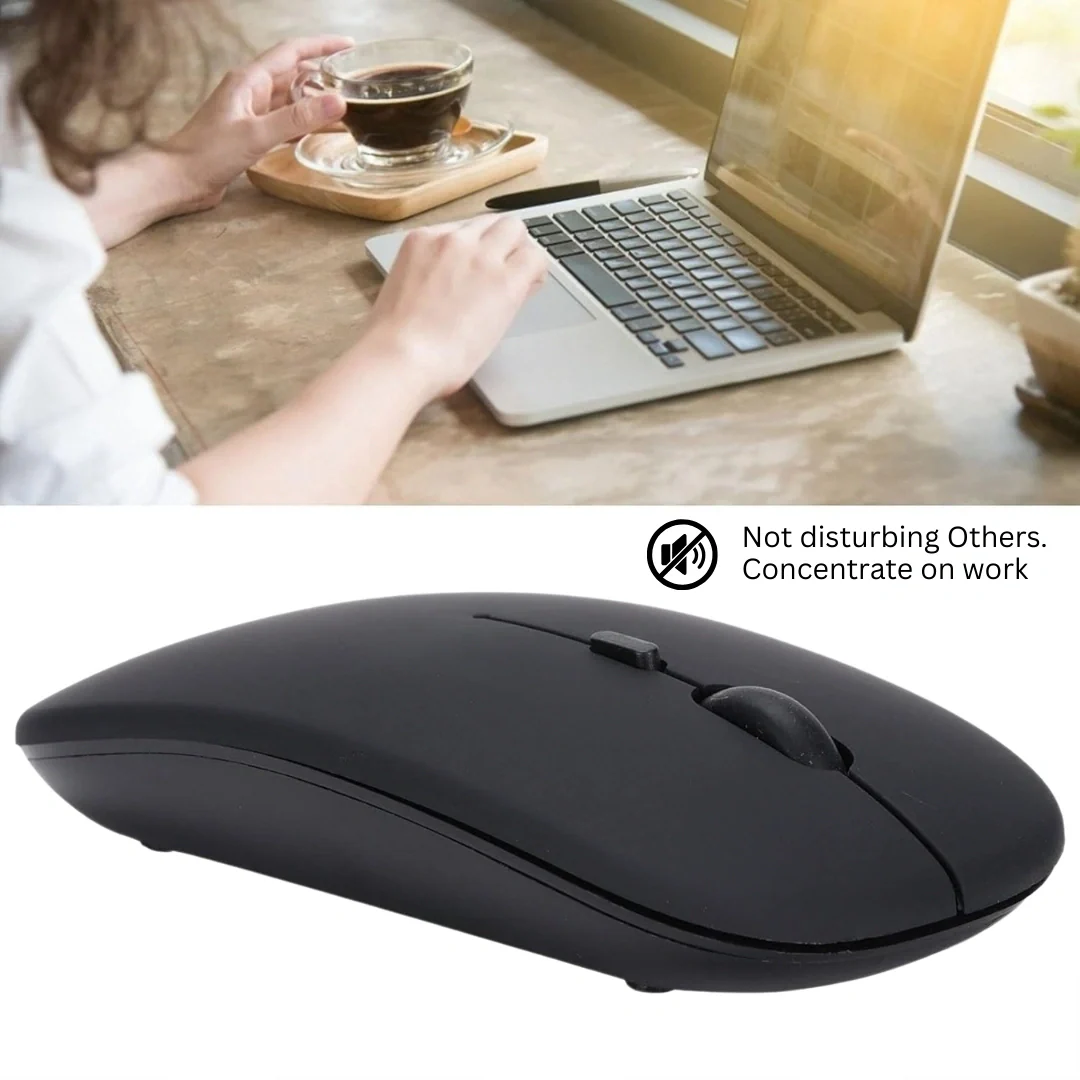 Tecmarx Glider 221 Bluetooth Mouse | Silent Click | Slim Ergonomic Design | Adjustable DPI | 10m Range - Image 11