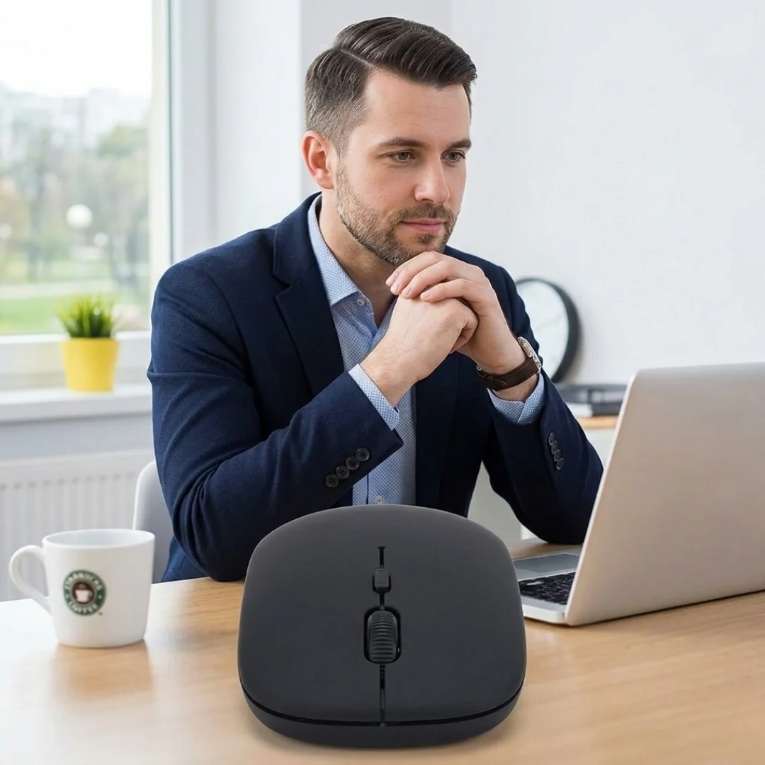 Tecmarx Glider 221 Bluetooth Mouse | Silent Click | Slim Ergonomic Design | Adjustable DPI | 10m Range - Image 14