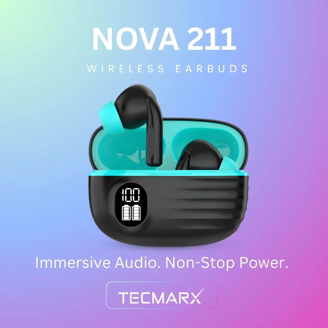 Tecmarx Nova 211 Wireless Earbud With Deep Bass & Comfortable Fit | IPX Water Resistant - Image 10