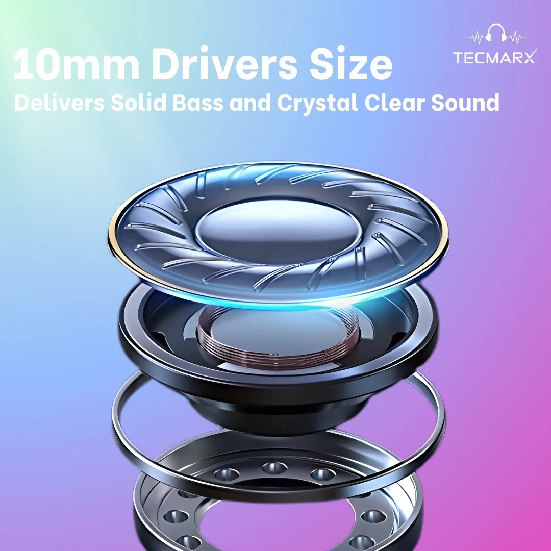 Tecmarx Nova 211 Wireless Earbud With Deep Bass & Comfortable Fit | IPX Water Resistant - Image 13