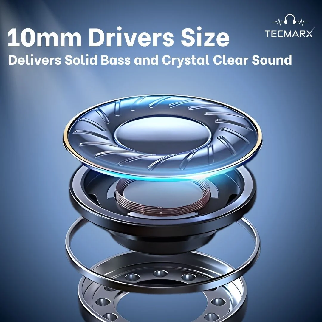 Tecmarx Nova 211 Wireless Earbud With Deep Bass & Comfortable Fit | IPX Water Resistant - Image 20