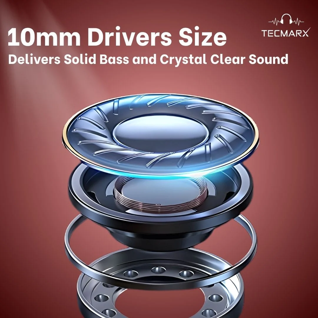 Tecmarx Nova 211 Wireless Earbud With Deep Bass & Comfortable Fit | IPX Water Resistant - Image 27