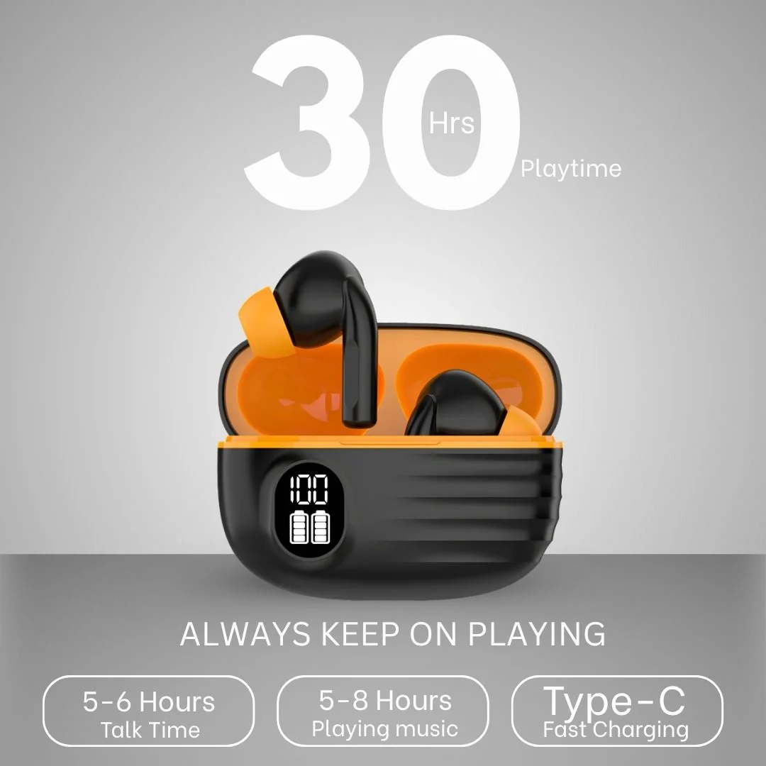 Tecmarx Nova 211 Wireless Earbud With Deep Bass & Comfortable Fit | IPX Water Resistant - Image 30
