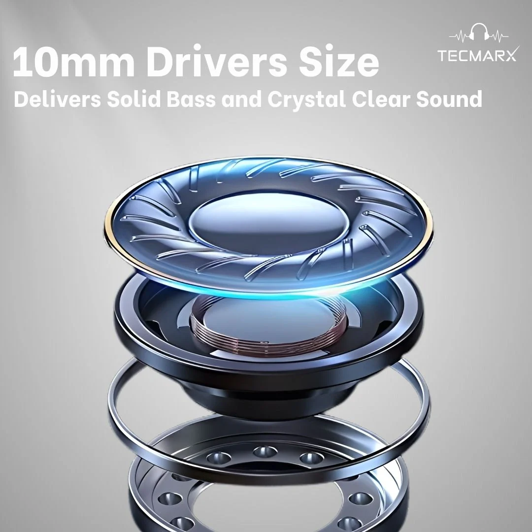 Tecmarx Nova 211 Wireless Earbud With Deep Bass & Comfortable Fit | IPX Water Resistant - Image 34