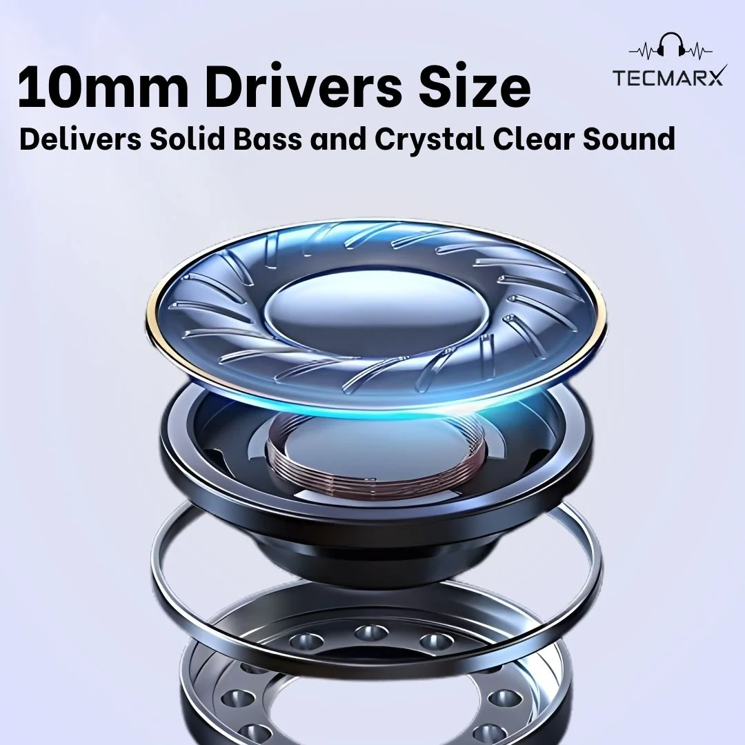 Tecmarx Nova 211 Wireless Earbud With Deep Bass & Comfortable Fit | IPX Water Resistant - Image 41