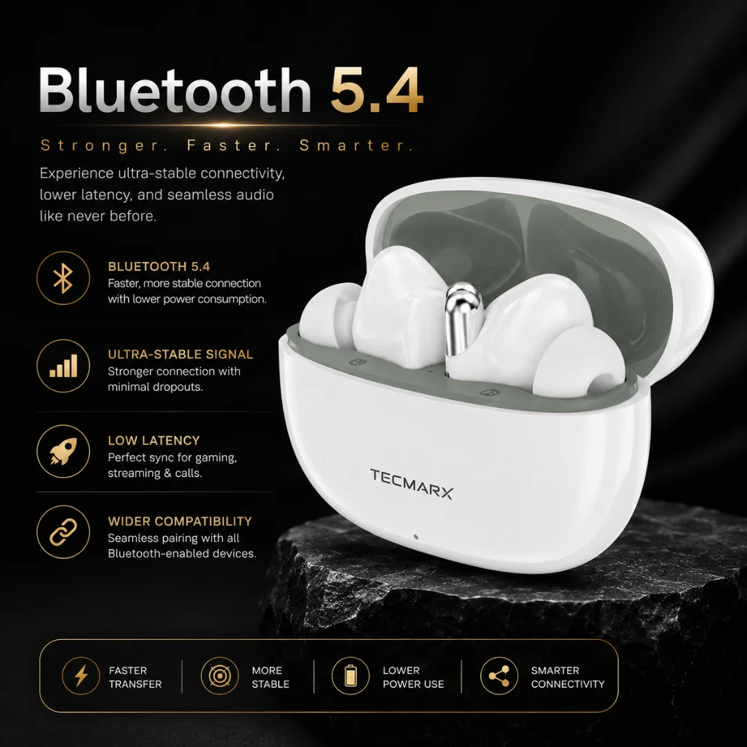 TecMarx Roar Bluetooth Earbuds | 30 Hr Playtime - Image 15