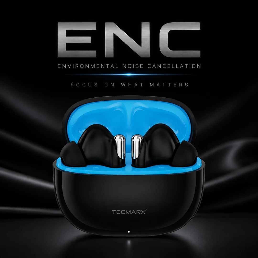 TecMarx Roar Bluetooth Earbuds | 30 Hr Playtime - Image 6