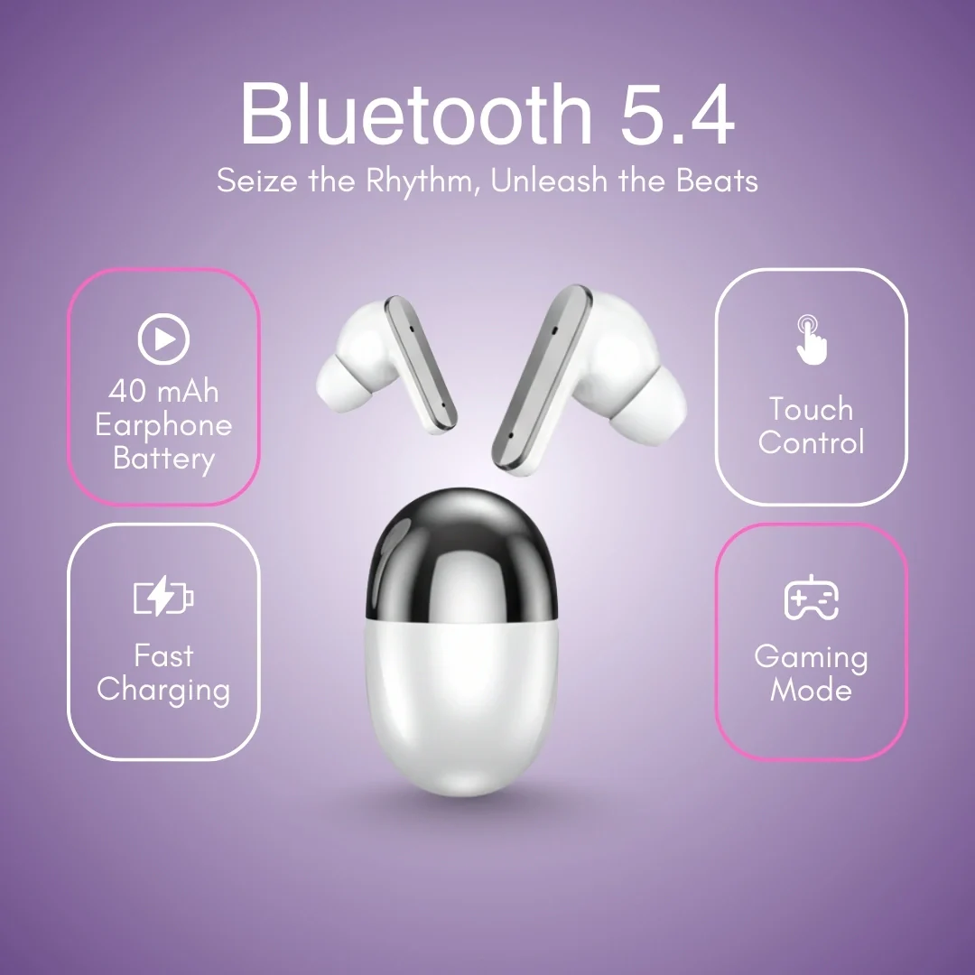 TecMarx Roar371 Bluetooth Earbuds | 50 Hr Playtime - Image 18