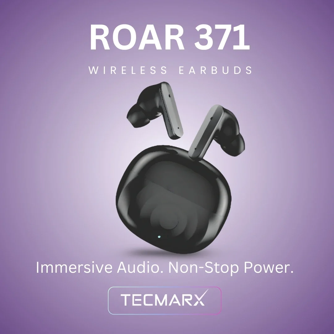 TecMarx Roar371 Bluetooth Earbuds | 50 Hr Playtime - Image 5