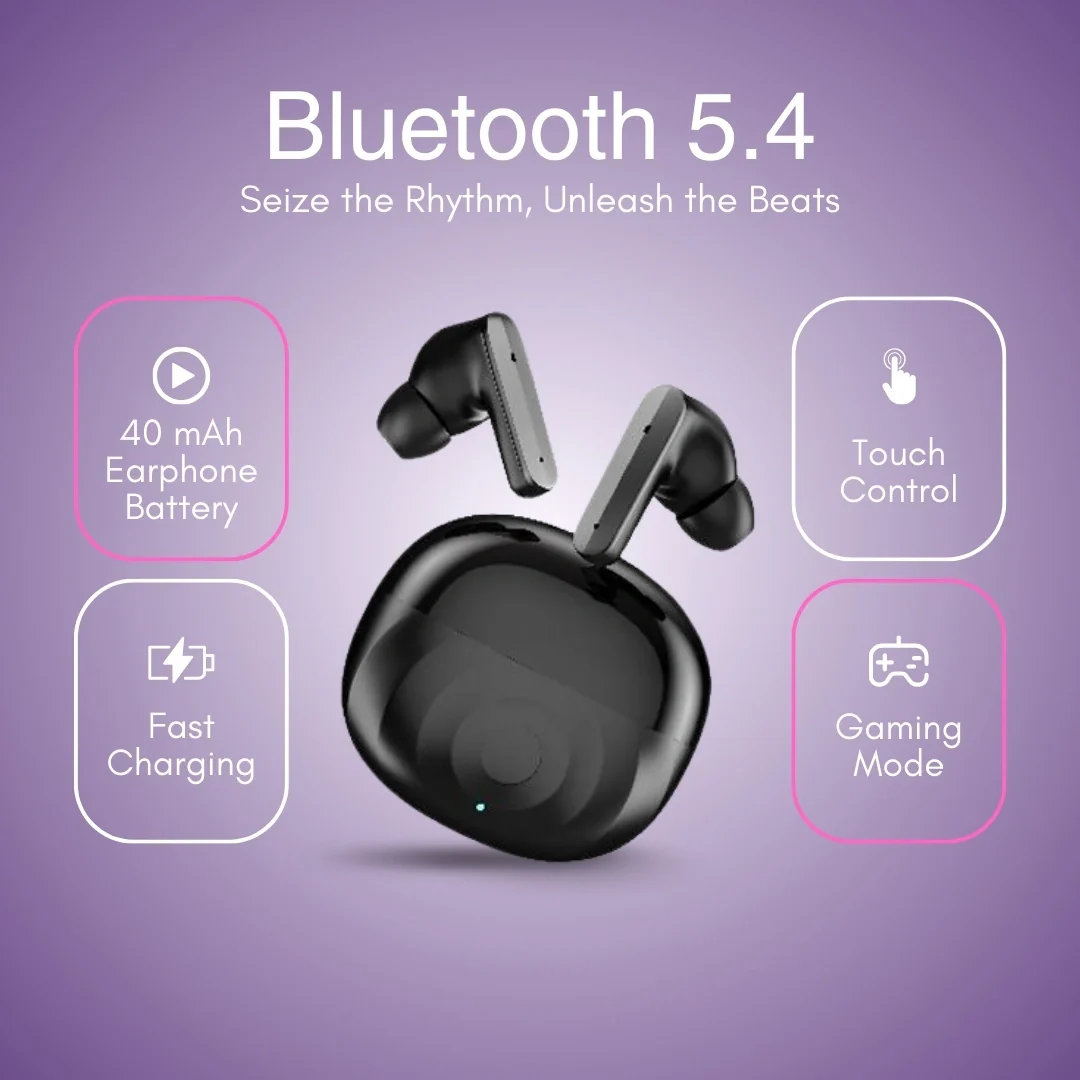 TecMarx Roar371 Bluetooth Earbuds | 50 Hr Playtime - Image 9