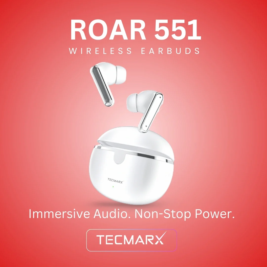 TecMarx Roar551 Bluetooth Earbuds | 50 Hr Playtime - Image 18