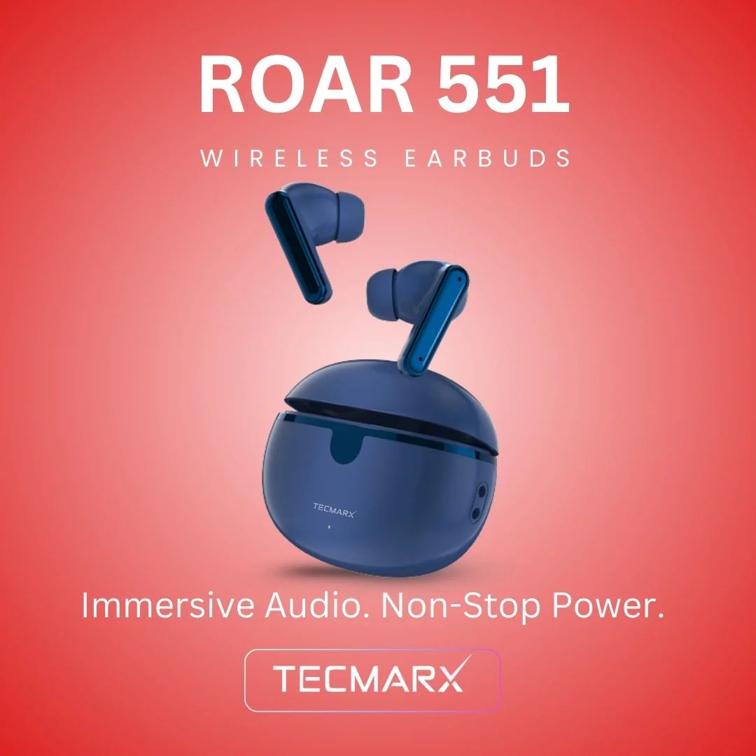 TecMarx Roar551 Bluetooth Earbuds | 50 Hr Playtime - Image 26