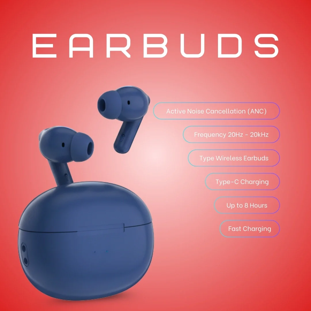 TecMarx Roar551 Bluetooth Earbuds | 50 Hr Playtime - Image 28