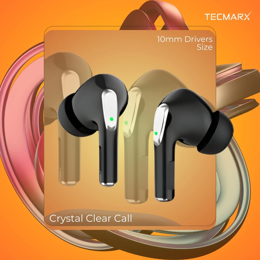 Tecmarx Royal 351 Bluetooth Earbuds | 30 Hr Playtime  | Balance Sound - Image 11