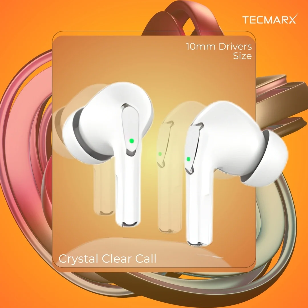 Tecmarx Royal 351 Bluetooth Earbuds | 30 Hr Playtime  | Balance Sound - Image 21