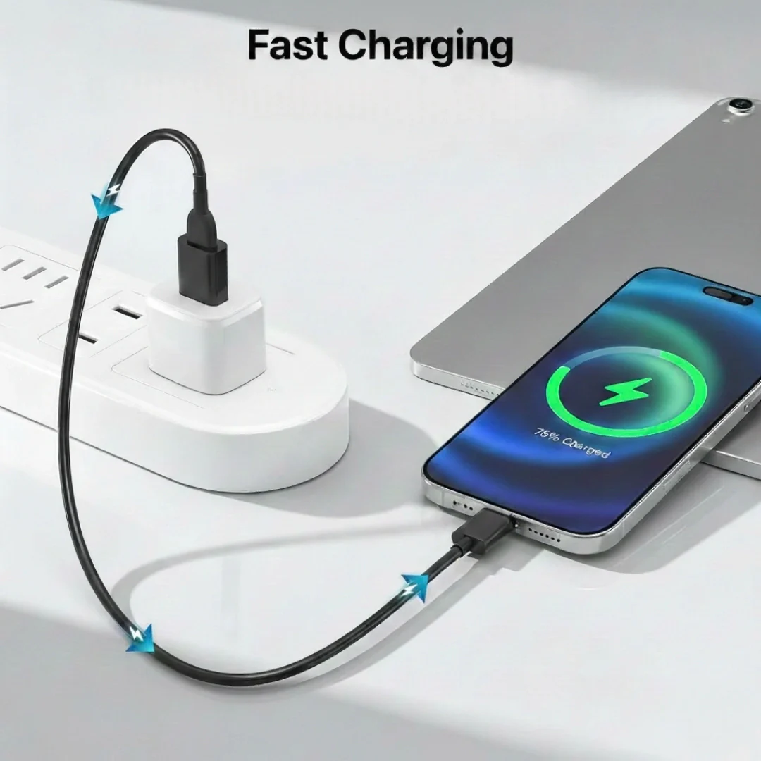 Tecmarx USB Type-A to Type-C OTG Adapter Connector | 5Gbps Fast Transfer | Fast Charging - Image 12