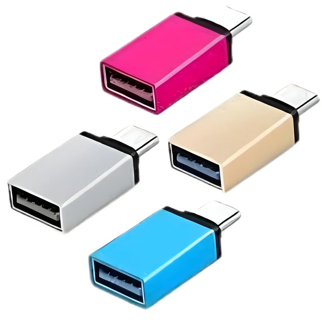 Tecmarx USB Type-A to Type-C OTG Adapter Connector | 5Gbps Fast Transfer | Fast Charging - Image 2