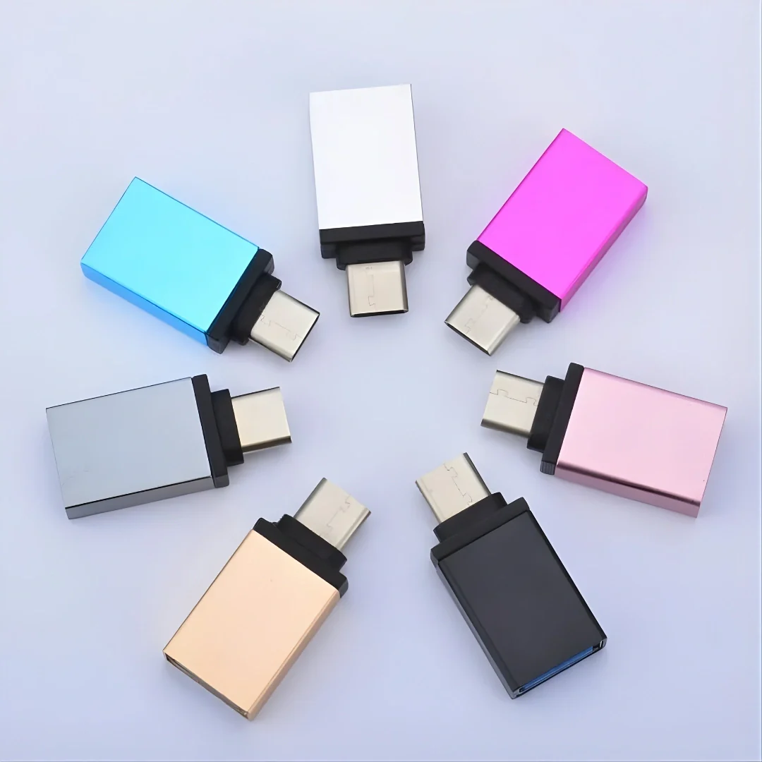 Tecmarx USB Type-A to Type-C OTG Adapter Connector | 5Gbps Fast Transfer | Fast Charging - Image 3