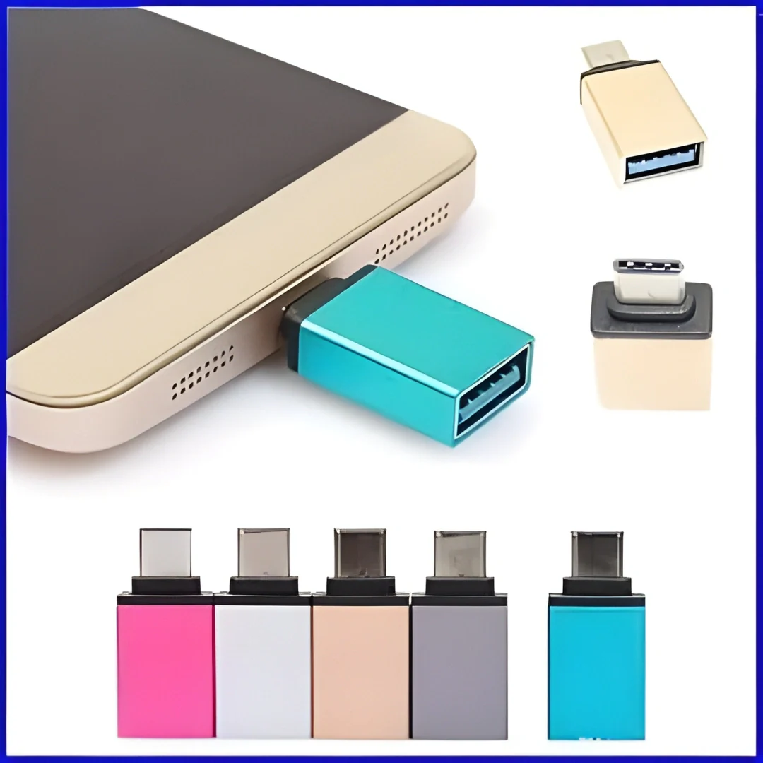 Tecmarx USB Type-A to Type-C OTG Adapter Connector | 5Gbps Fast Transfer | Fast Charging - Image 5