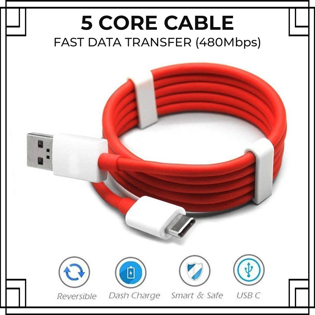 Tecsox 100W Charger+Dash Cable | All in 1 Charger | Super Fast 100W Charging | Fastest Data Transfer - Image 8