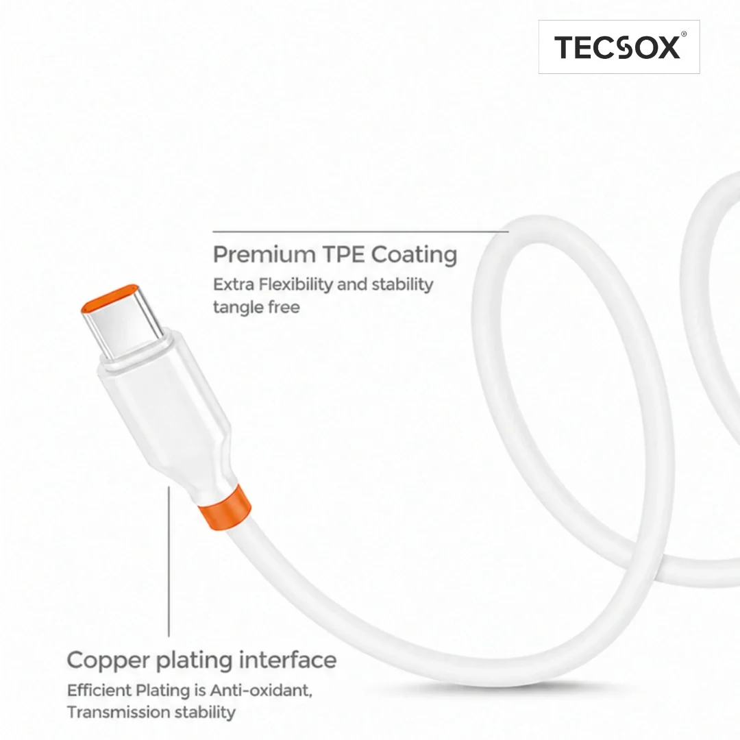 Tecmarx 6A USB to Type-C Charging Cable | Under Rs.99 - Image 5