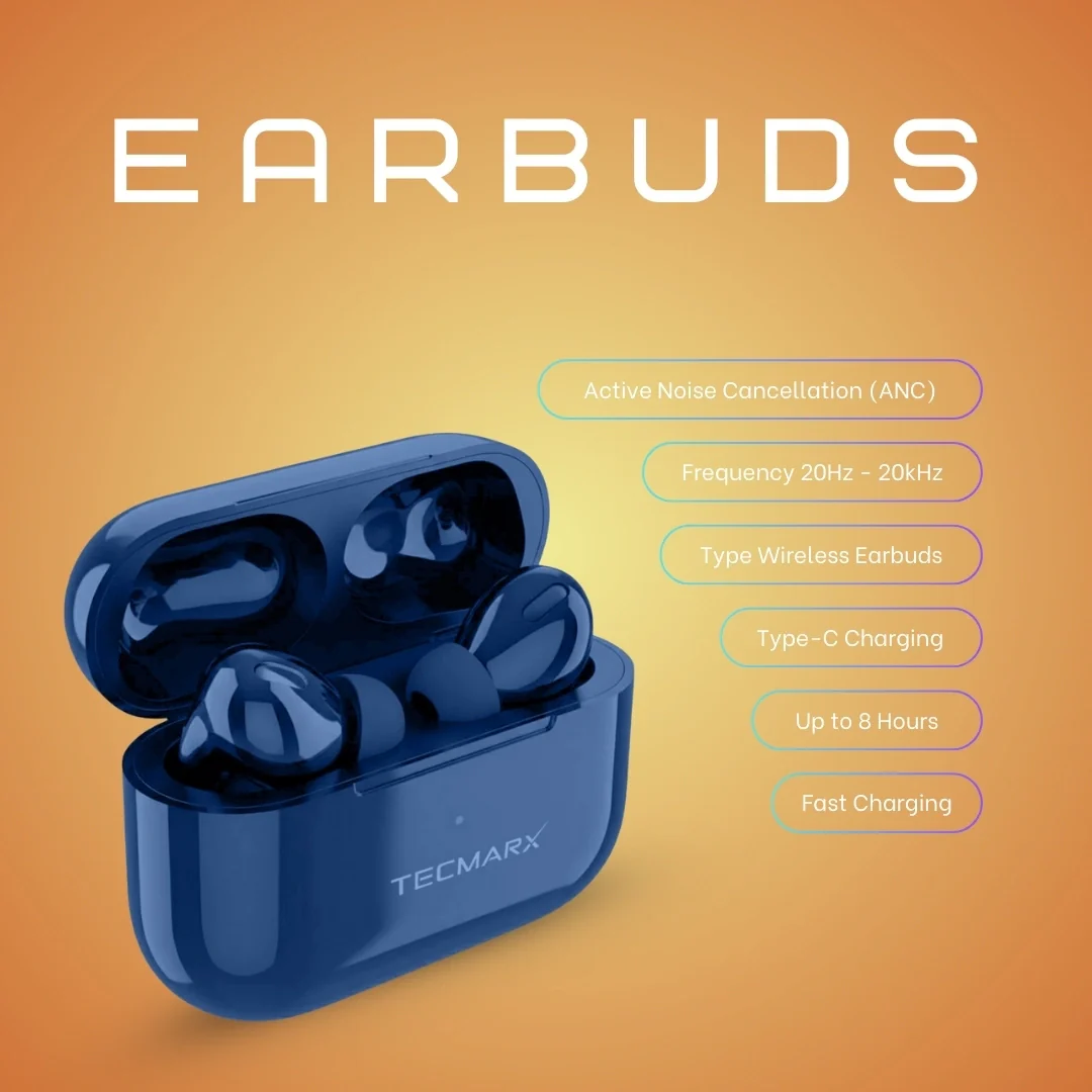 TecMarx NeoPod Bluetooth Earbuds | 30 Hr Playtime - Image 19