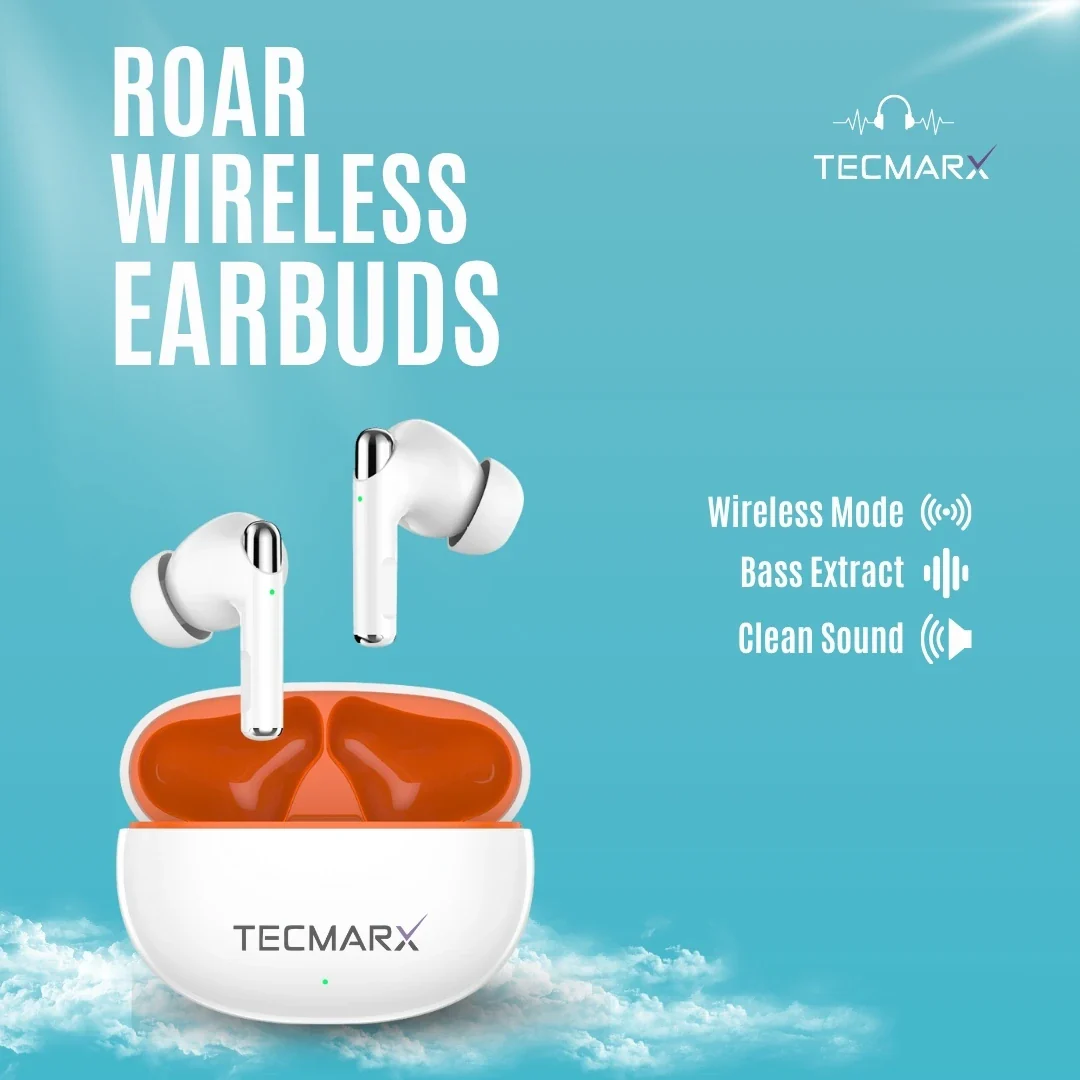 Wireless Roar Bluetooth Earbuds | 30 Hr Playtime - Image 14