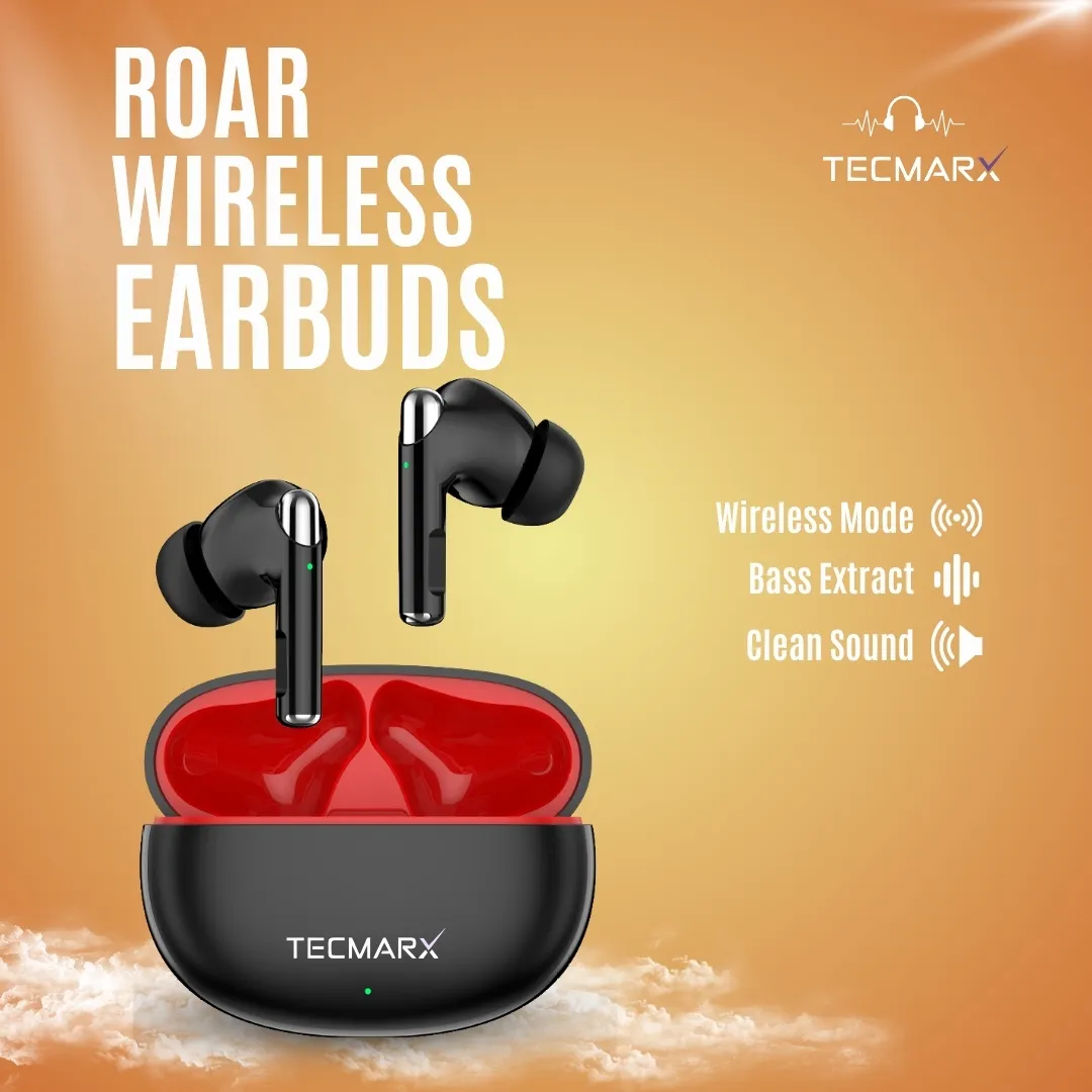 Wireless Roar Bluetooth Earbuds | 30 Hr Playtime - Image 2