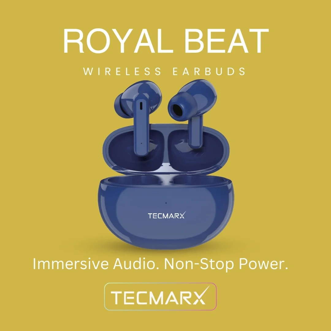 TecMarx Royal Beat Bluetooth Earbuds | 30 Hr Playtime - Image 14